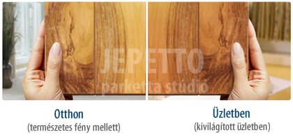 parketta más fényben
